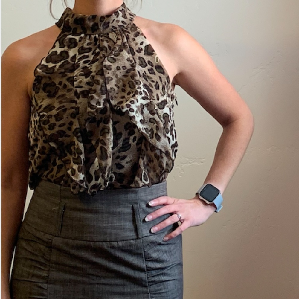 Sleeveless Printed Top